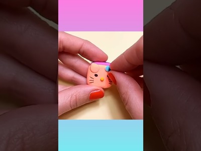 DIY How to Make Miniature Handbag Hello Kitty with Clay #clay #shorts #viral #miniature #hellokitty