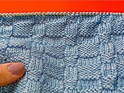 How to *Knit Basket Weave* Very Easy