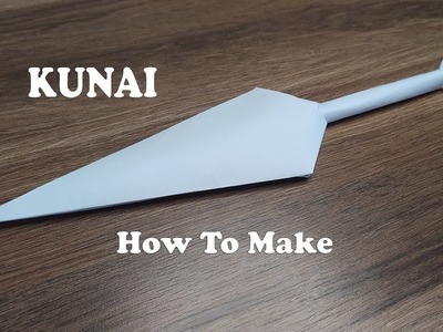 How To Make A Paper Kunai | Ninja Weapon