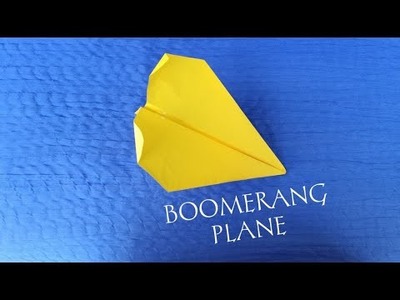 How to Make Boomerang Plane || Paper Craft @DIY with JAZZ