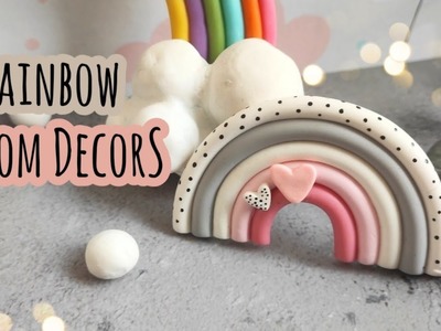 Rainbow Room Decors | Cold Porcelain Air Dry Clay | Clay Craft Ideas | Home Decorating Ideas