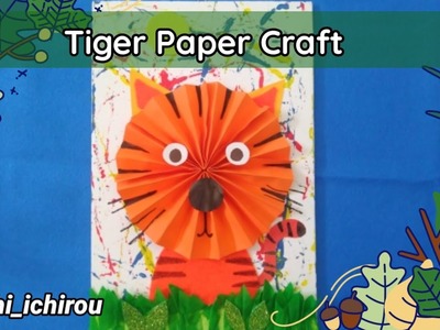 Tiger paper craft | craft for kids | kids activity