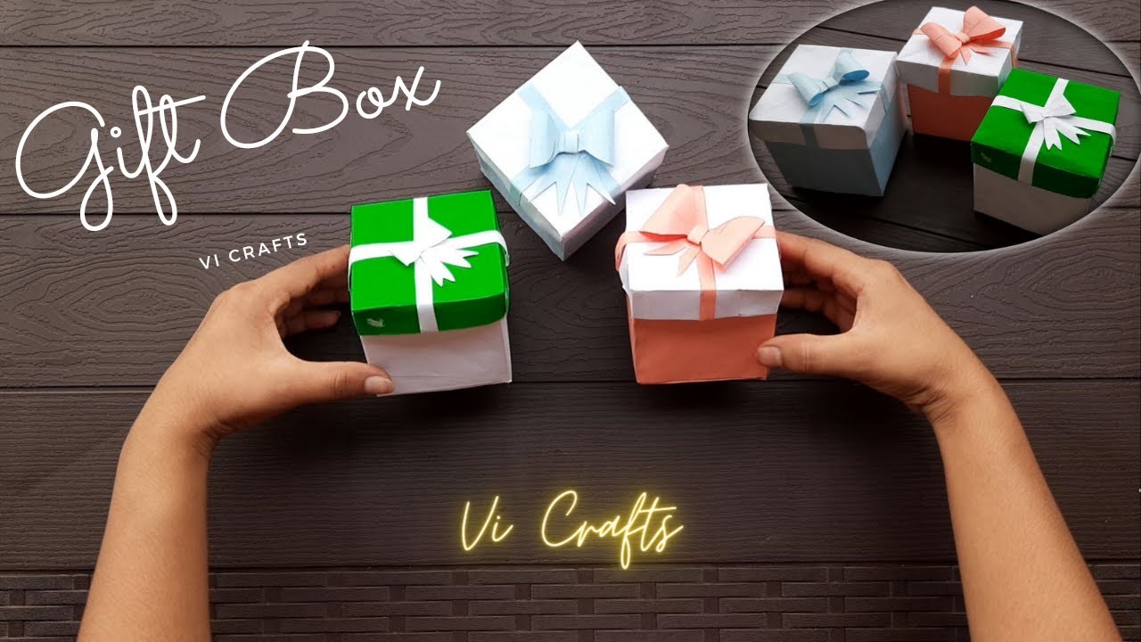 DIY Gift Box. How to make Gift Box ? Easy Paper Crafts Idea