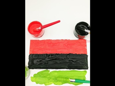 DIY Puffy Paint Pan-African Flag Craft for Juneteenth | Crafting a Fun Life