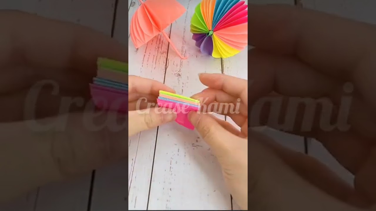 Easy Umbrella Diy Paper Craft Ideas #papercraft #craftideas #shorts