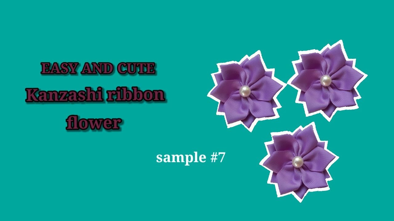 How to make kanzashi flower made of grosgrain|| SMALL business ideas 2022 ||sgmdiy