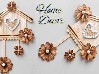 Wall Hanging showpiece making at home | DIY Home Decor | Amazing Craft with Waste Wooden Spoon