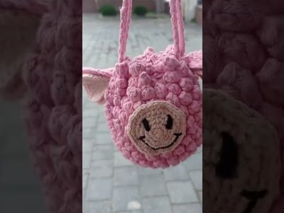 Amigurumi çanta #handmade #diy #craft #knitted #makeup #make #bag #crochetbag