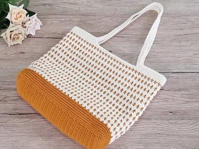 DIY Tutorial​ crochet bag​????????Step by step????????????
