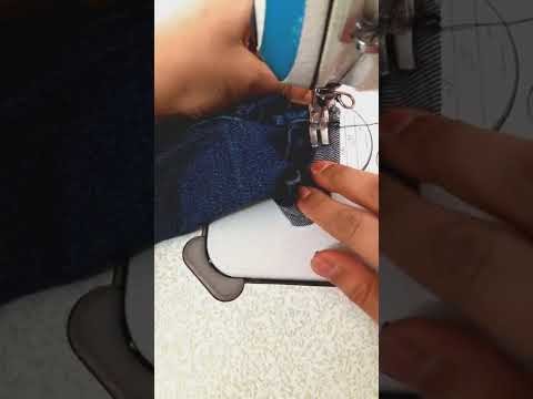 Do Not Cut Your Long Jeans | Sewing Tips And Tricks 4 #shorts
