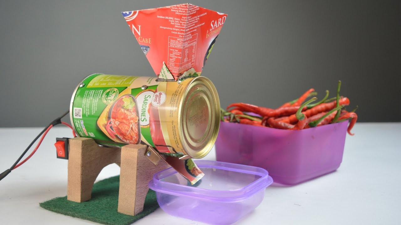 How to make a chili grinder, DIY crafts that you can make at home