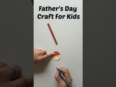 Quick And Easy Father's Day Crafts Fo Kids #Shorts