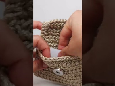 You can crochet a wallet in 5 minutes. easy crochet wallet for beginners