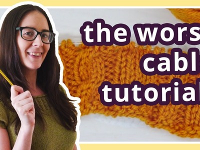 Beginner Cable Knitting Tutorial (without a cable needle!)