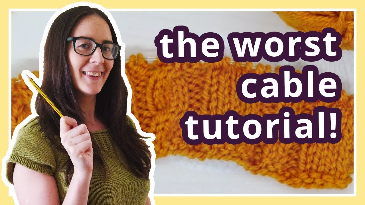 Beginner Cable Knitting Tutorial (without a cable needle!)