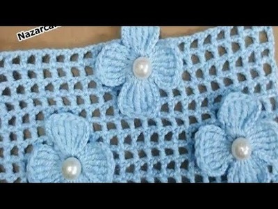 Crochet flower blanket for beginners