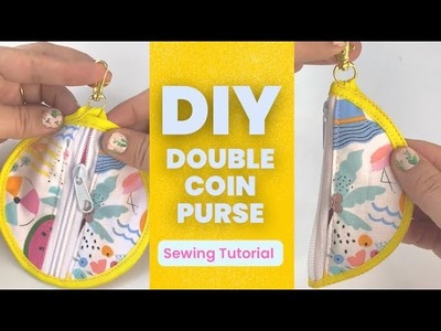 DIY Double Coin Purse Sewing Tutorial