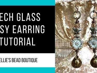 EASY EARRING TUTORIAL - Learn how to make the pretty Georgia Earrings