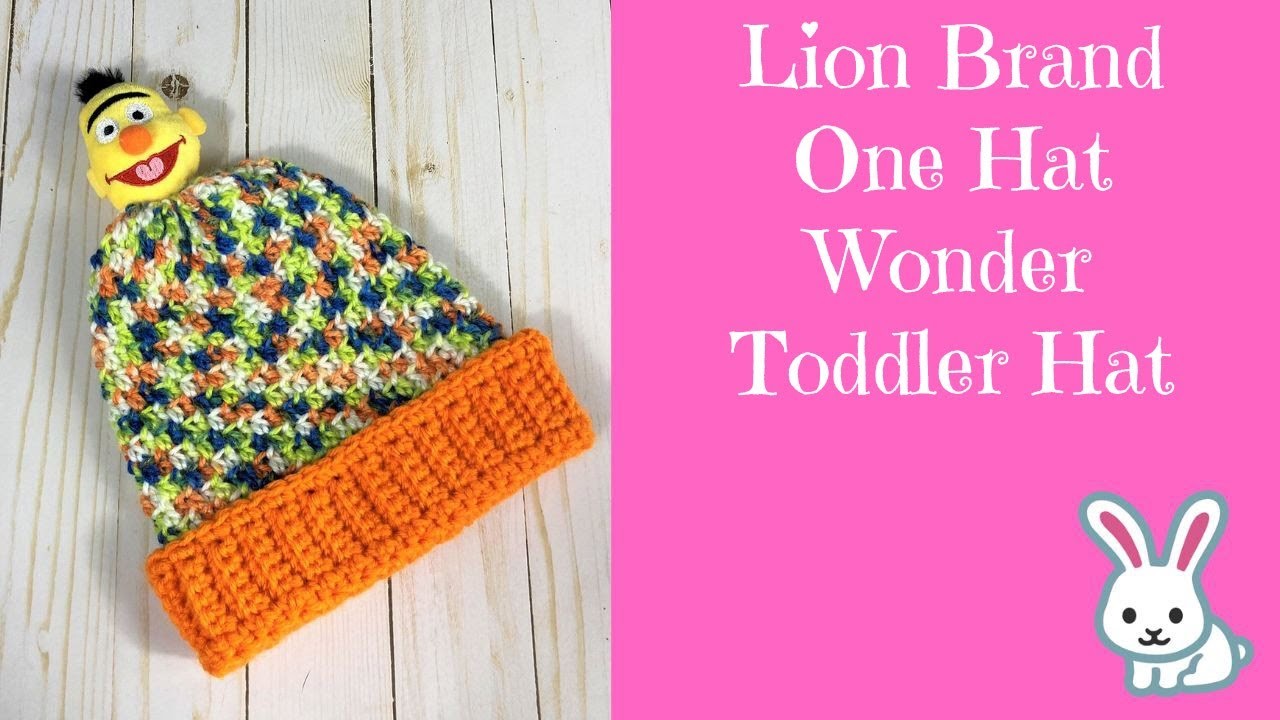 How to Crochet a Lion Brand One Hat Wonder Toddler Hat