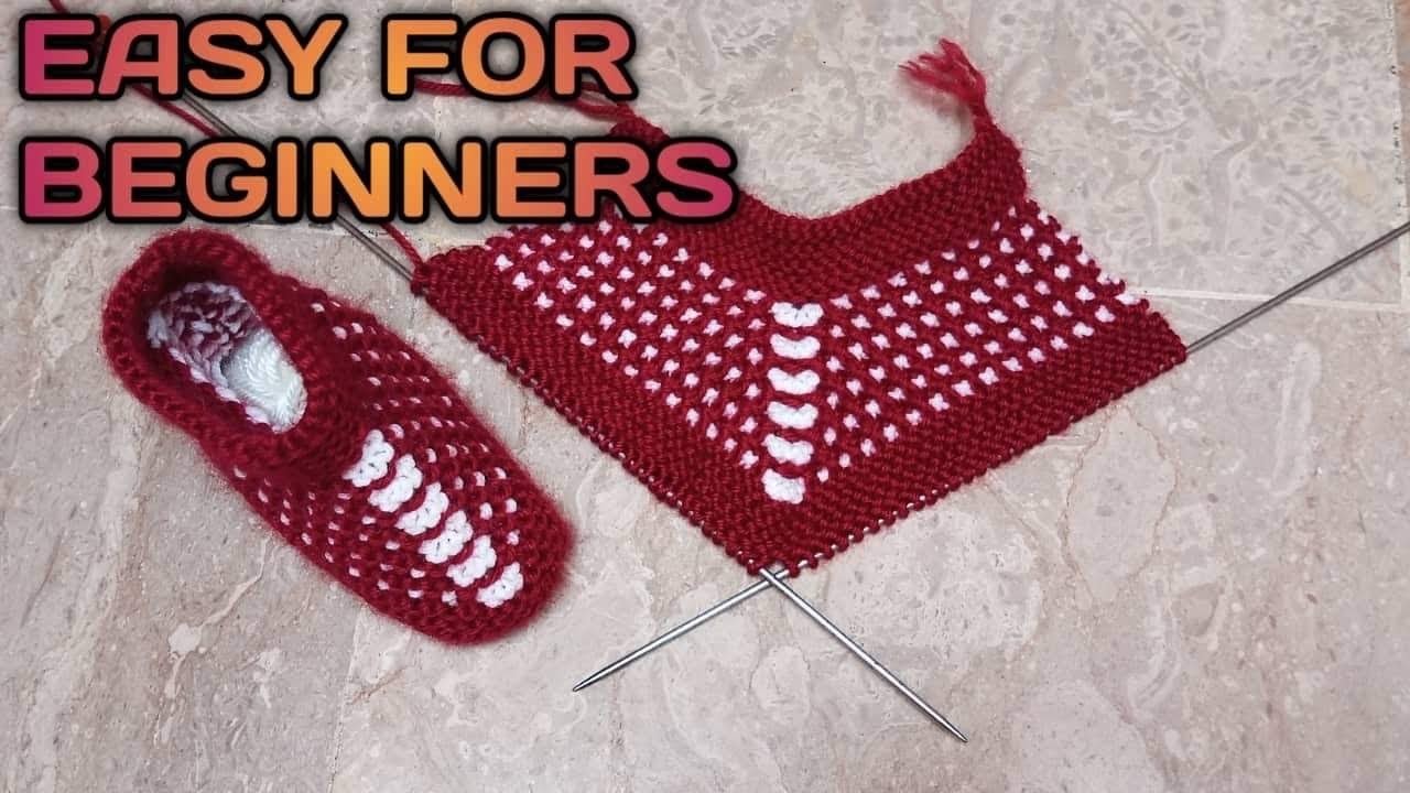 How to KNIT.CROCHET baby booties.socks new design for beginners - Crochet tutorial