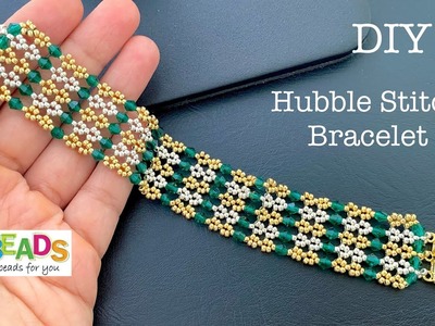 Hubble stitch beaded bracelet || Nbeads tutorial