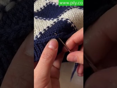 Knit stitch tutorial for beginners - how to knit - knit stitch (beginner tutorial) #shorts