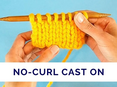 Simple Way to Prevent Cast On Edge from Curling