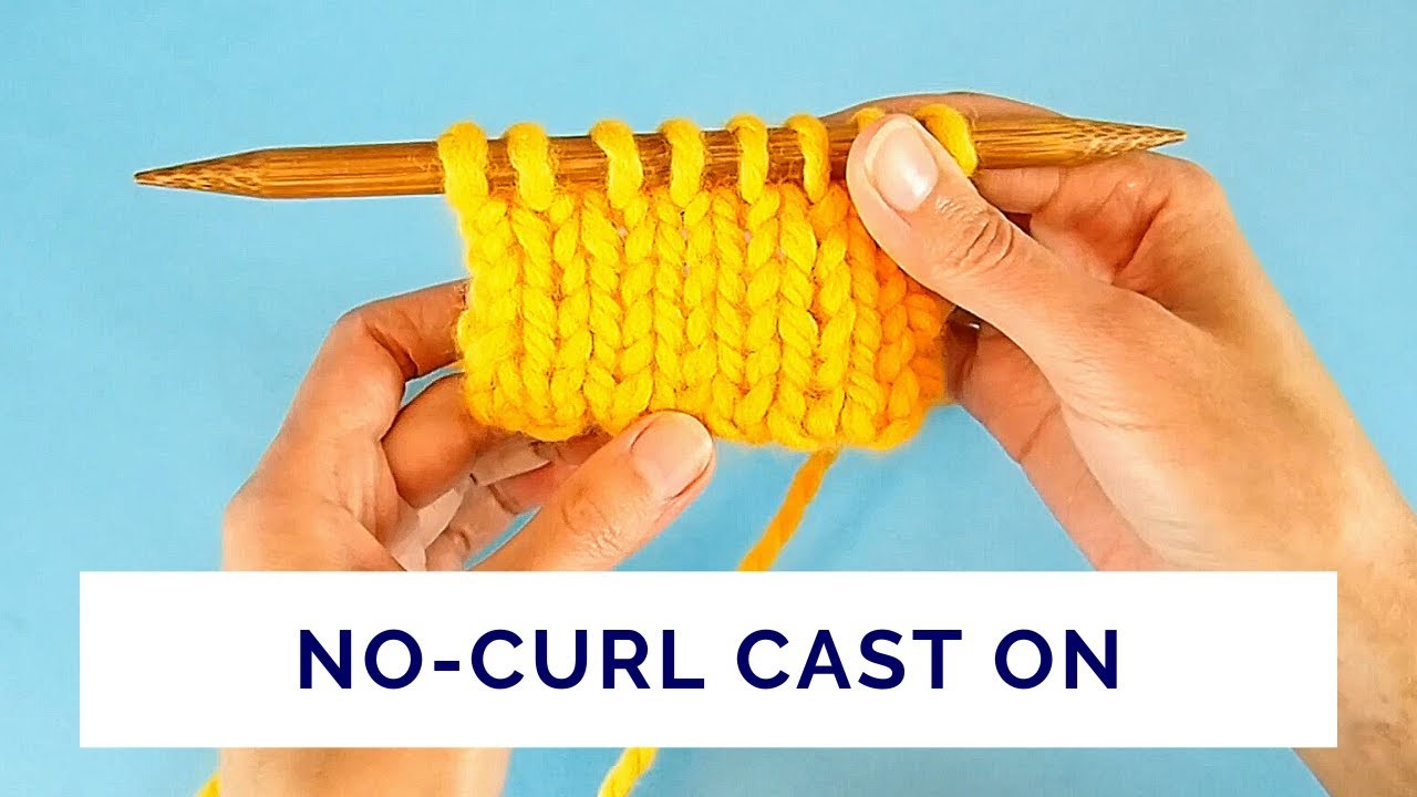 Simple Way to Prevent Cast On Edge from Curling