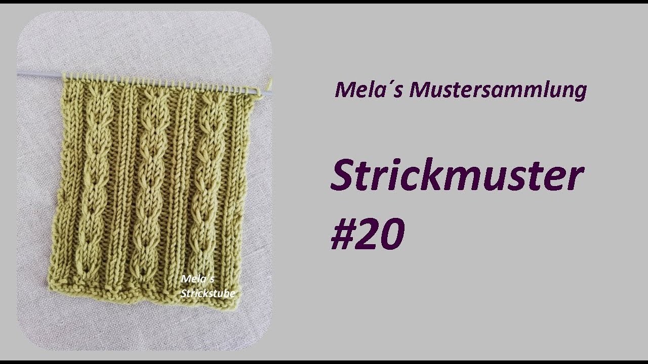 Strickmuster #20. knitting pattern