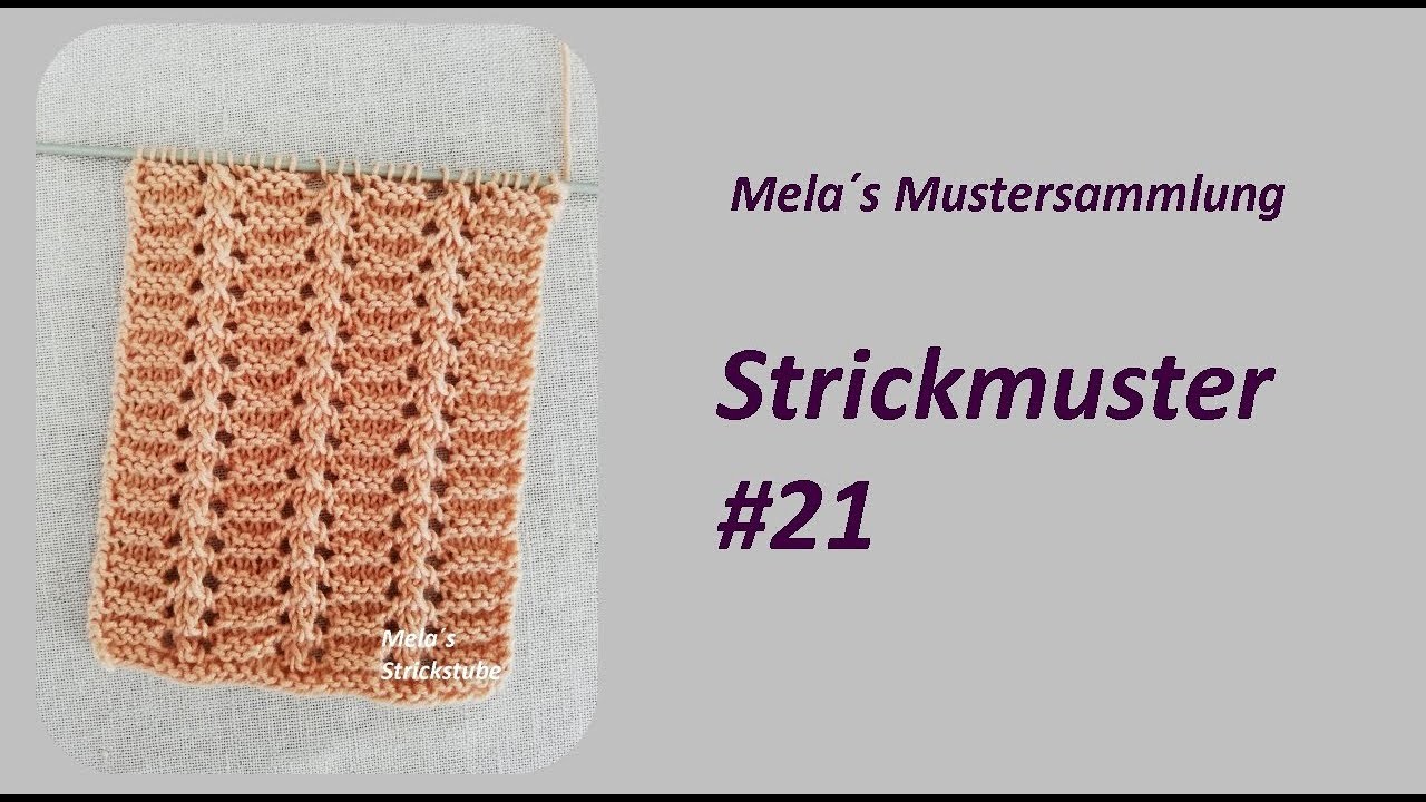 Strickmuster #21. knitting pattern