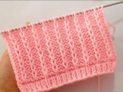 Very very Easy Slip stitch Knitting pattern.