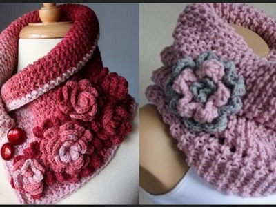 BEAUTIFUL STYLISH CROCHET LATEST SCARFS DESIGNS COLLECTION❣️ #trendy #2022 -23 #crochet #scarf