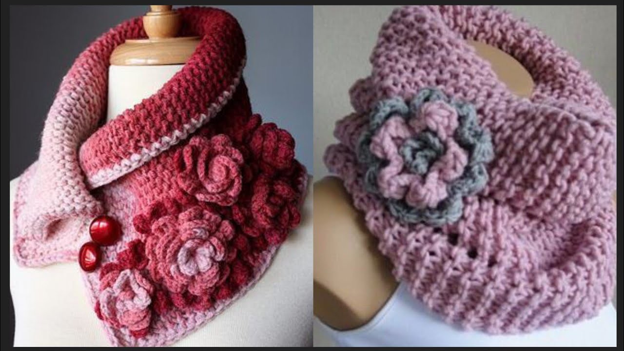 BEAUTIFUL STYLISH CROCHET LATEST SCARFS DESIGNS COLLECTION❣️ #trendy #2022 -23 #crochet #scarf