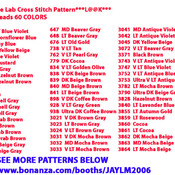 CRAFTS ChocoLate Lab Cross Stitch Pattern***L@@K***Buyers Can Download Your Pattern As Soon As They Complete The Purchase