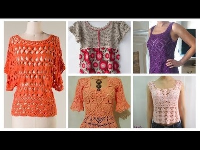 Crochet summer special tops, tank tops and more ideas #crochettops