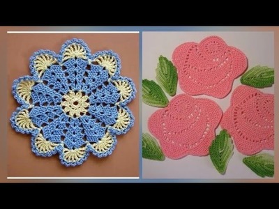Easy And Simple Crochet Flower. Free Crochet Pattern Design Ideas For Beginners