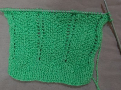 Easy Hand Knitting Sweater Design