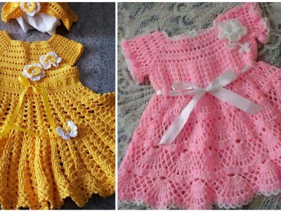 Highly running ideas for babies of crochet frocks patterns
