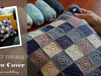Super Lovely Crochet Pattern Tutorial✔️You will love this Crochet Pillow Cover Pattern!