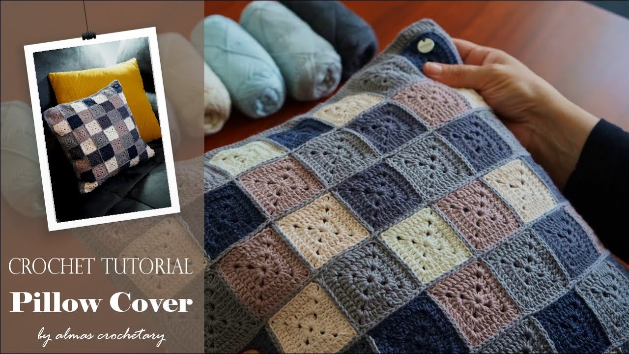 Super Lovely Crochet Pattern Tutorial✔️You will love this Crochet Pillow Cover Pattern!