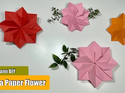 3D Beautiful Paper Flowers Easy | Home Decor | Flower Making With Paper | Creative Idea | Crafts DIY