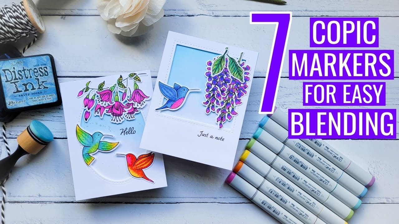 7 Copic Markers for Easy Blending: Family Time