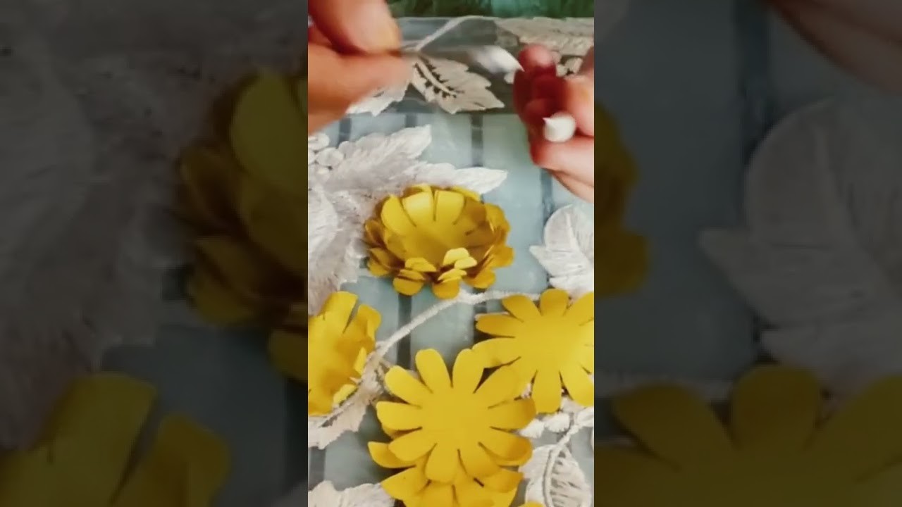 Computer paper flower making tutorial