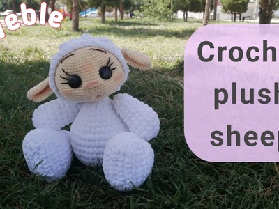 Crochet plushie sheep (tiktok toys) free amigurumi pattern
