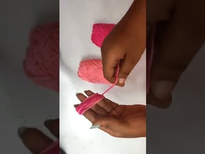 Diy craft woolen flamingo making #shorts #diy #youtubeshorts #youtube  #shortsvideo