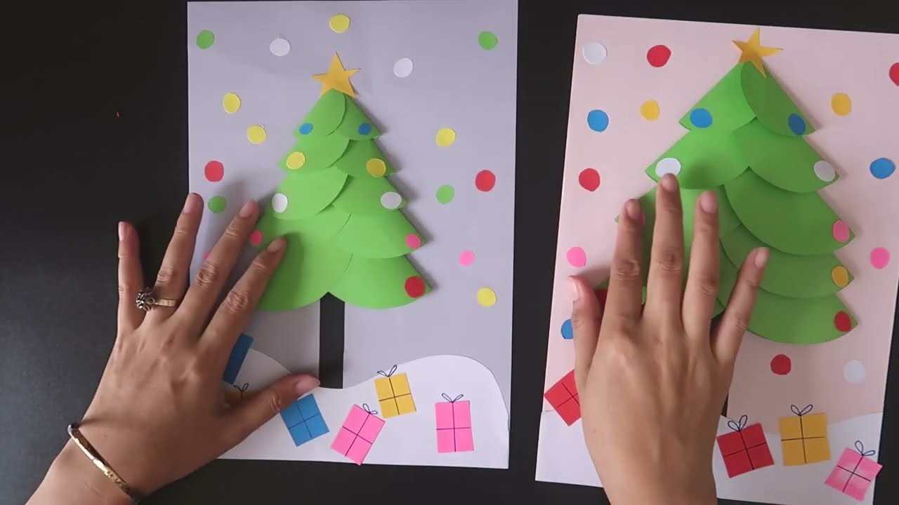 DIY School - Christmas tree paper crafts