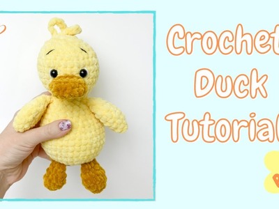 Easy Crochet Duck (Tutorial Part 1) | Free Amigurumi Animal Pattern for Beginners