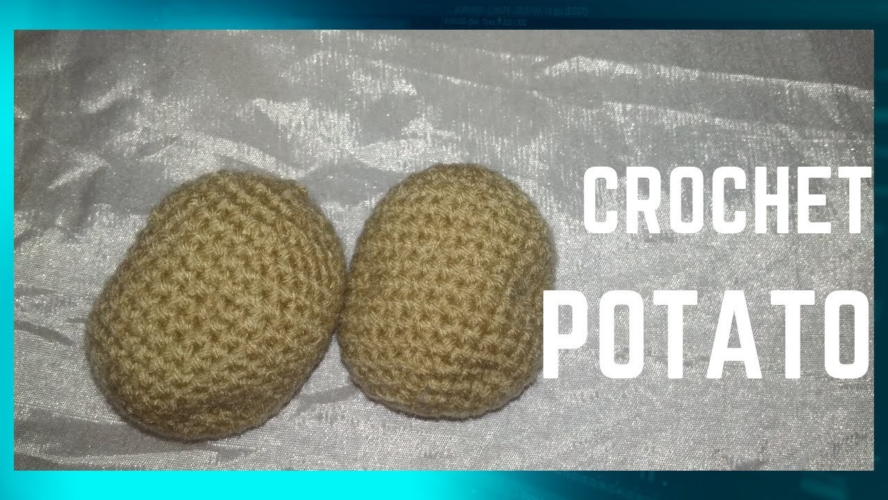 How to Crochet Potato Free Pattern.Crochet Potato for Beginners.Indus