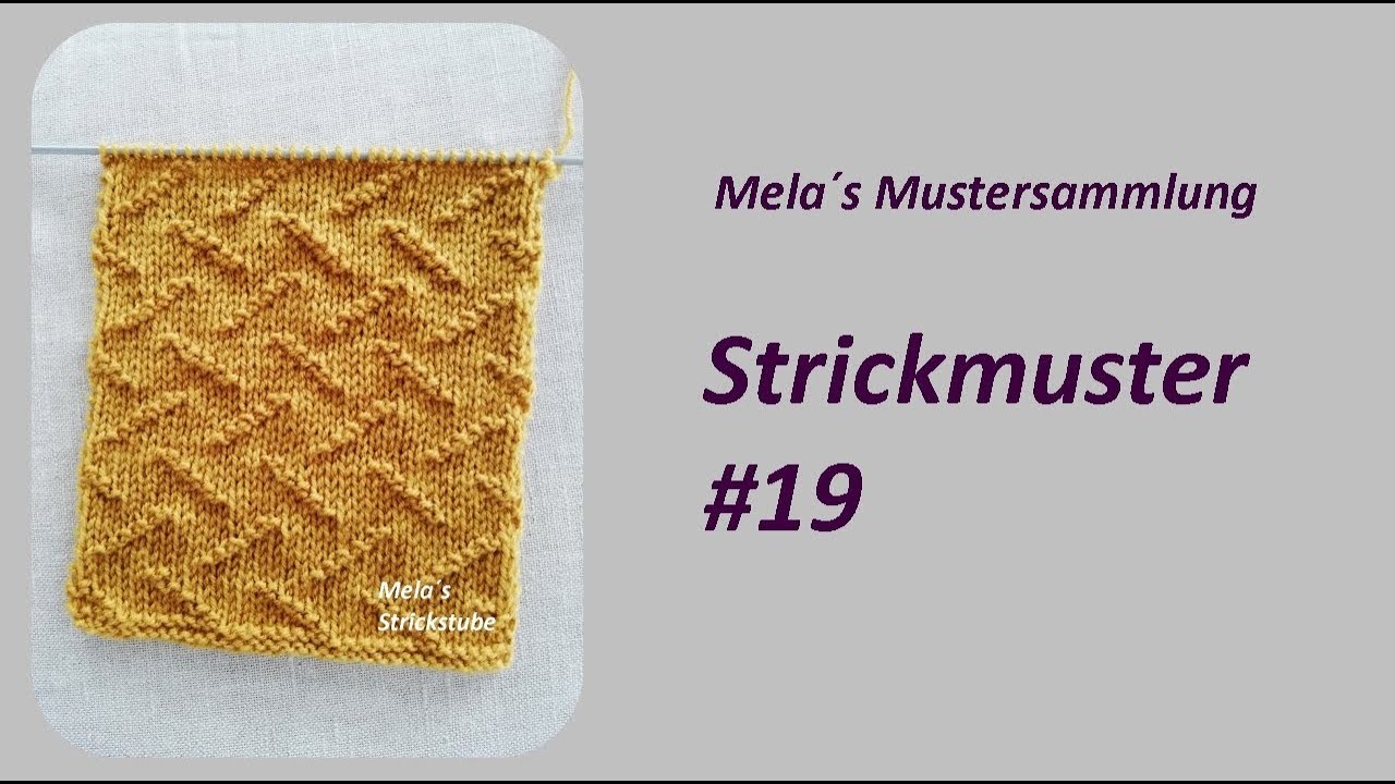 Strickmuster #19. knitting pattern