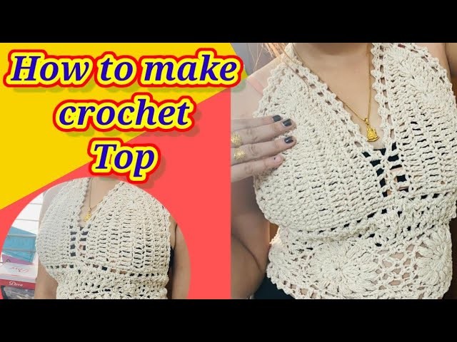 What is the best crochet stitch for a top? Sumer crop top DIY tutorial. For the frills